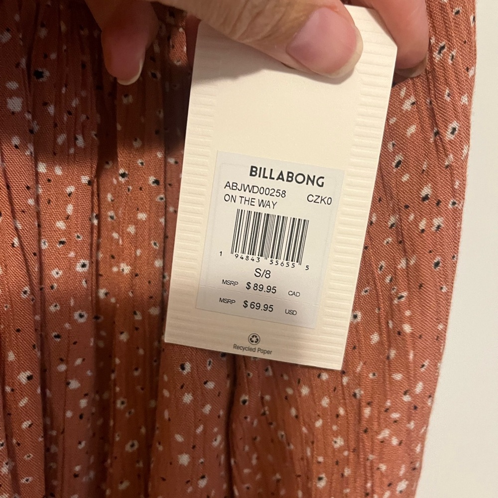 WOMEN'S BILLABONG ON THE WAY BABYDOLL DRESS - Picture 6 of 7